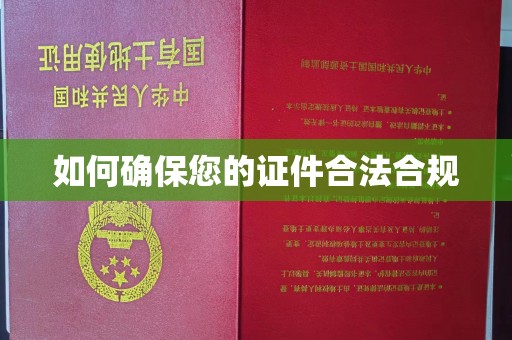 伊川如何确保您的证件合法合规