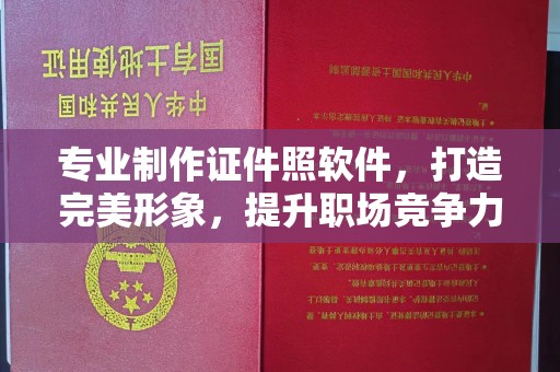 伊川专业制作证件照软件，打造完美形象，提升职场竞争力