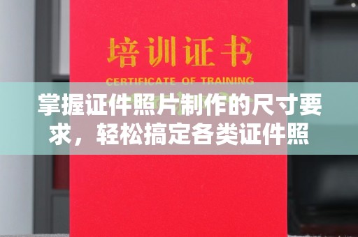 伊川掌握证件照片制作的尺寸要求，轻松搞定各类证件照