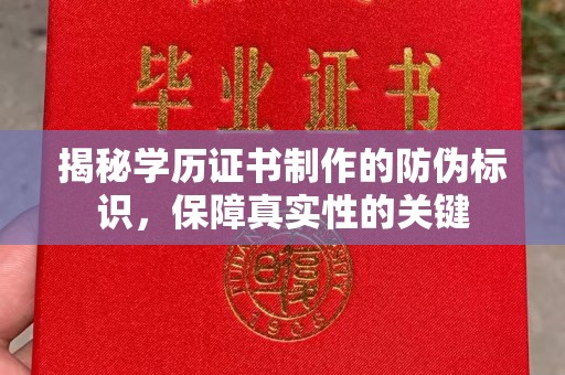 伊川揭秘学历证书制作的防伪标识，保障真实性的关键