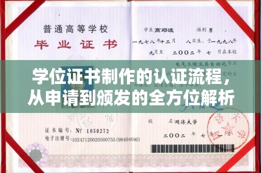伊川学位证书制作的认证流程，从申请到颁发的全方位解析
