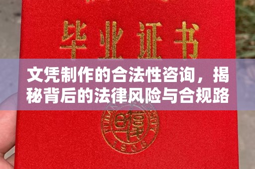 伊川文凭制作的合法性咨询，揭秘背后的法律风险与合规路径